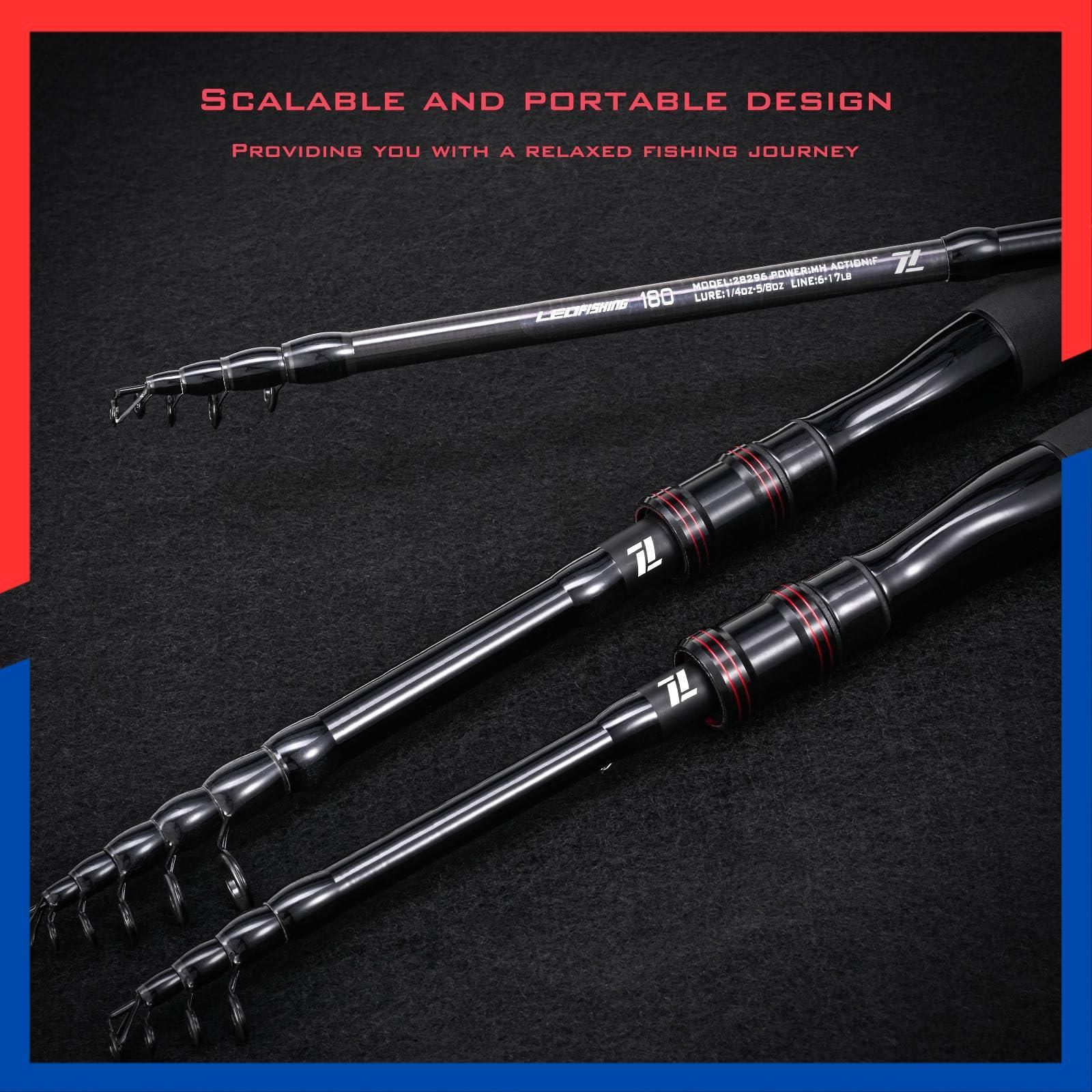 在庫処分】釣り竿とリールのコンボセット 釣りセット ポータブル伸縮式