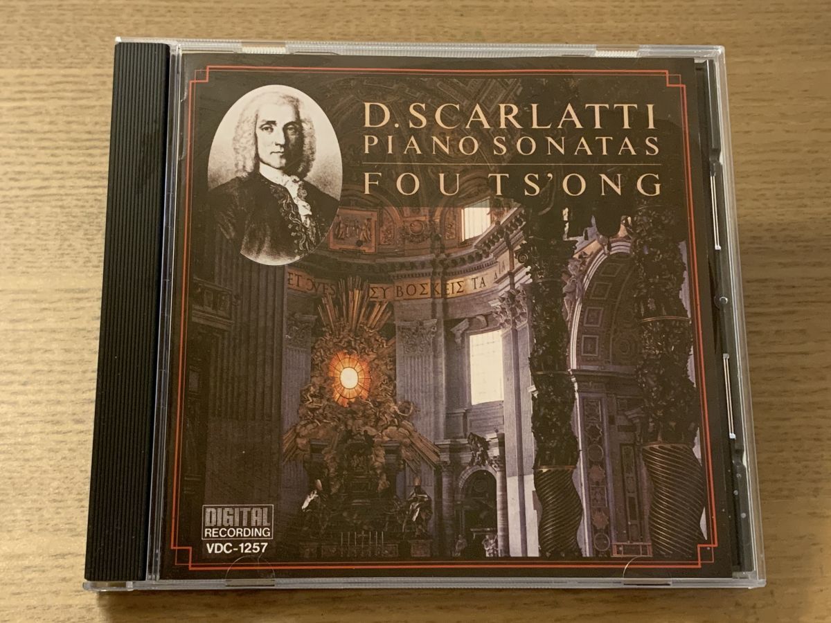 スカルラッティ ピアノ ソナタ選集 フー ツォン ビクター音楽産業 CD