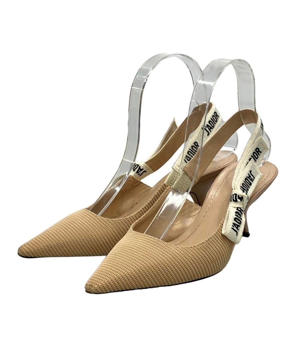 美品・38 DIOR ディオール　J'ADIOR スリングバック　サンダル 美品・38 DIOR ディオール J'ADIOR スリングバック サンダル 質屋