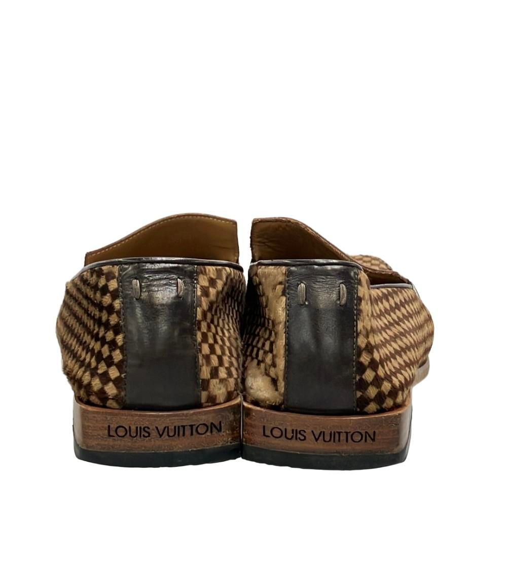 LOUIS VUITTON ハラコ ダミエ ルイヴィトン ガゼル ダミエソバージュ