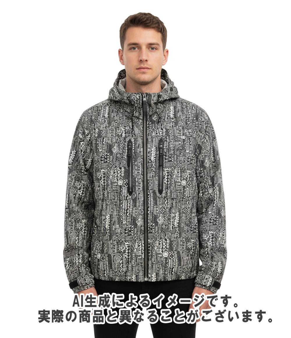 ルイ・ヴィトン 総柄 マウンテンパーカー メンズ SIZE 50 LOUIS