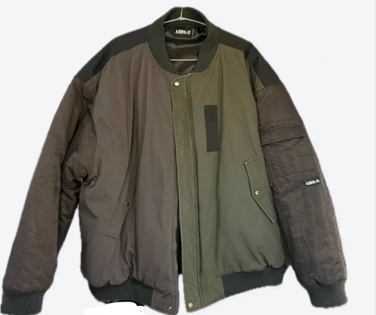 アゾバイジョ バイカラー ブルゾン ジャケット XXL