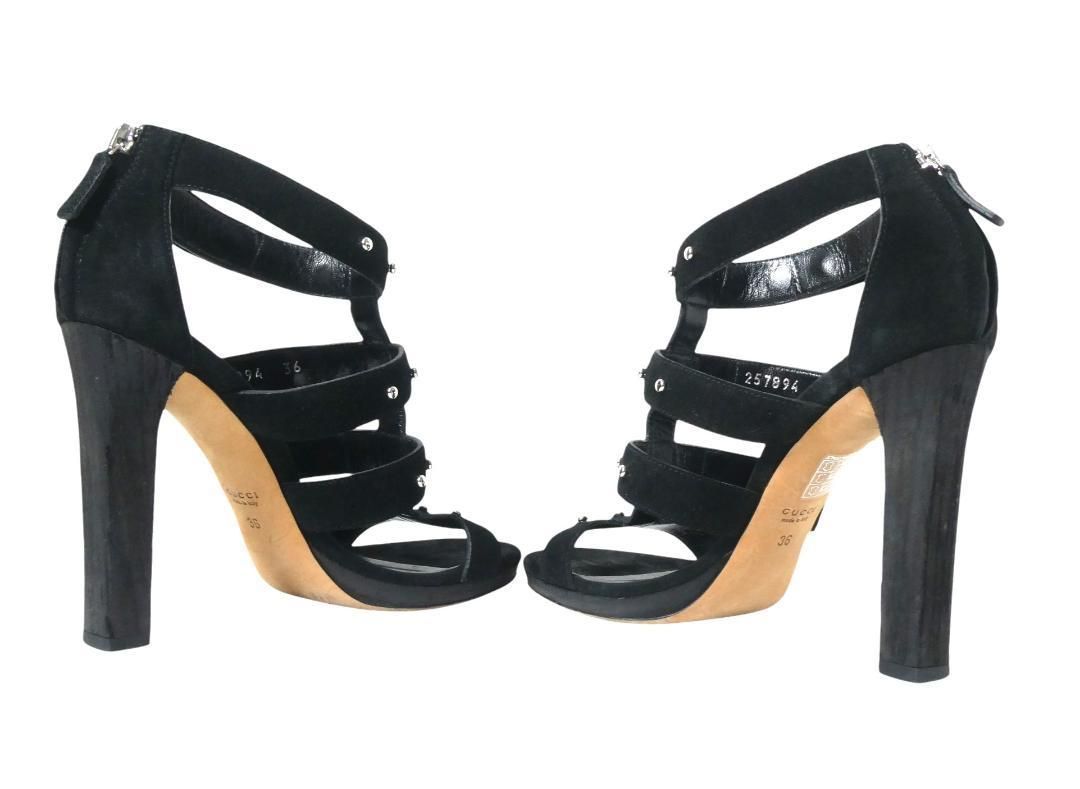 ✨美品✨GUCCI グッチ パンプス チャンキーヒール　レザー 36 23cm 極美品✨GUCCI ホースビット パンプス チャンキーヒール パテント