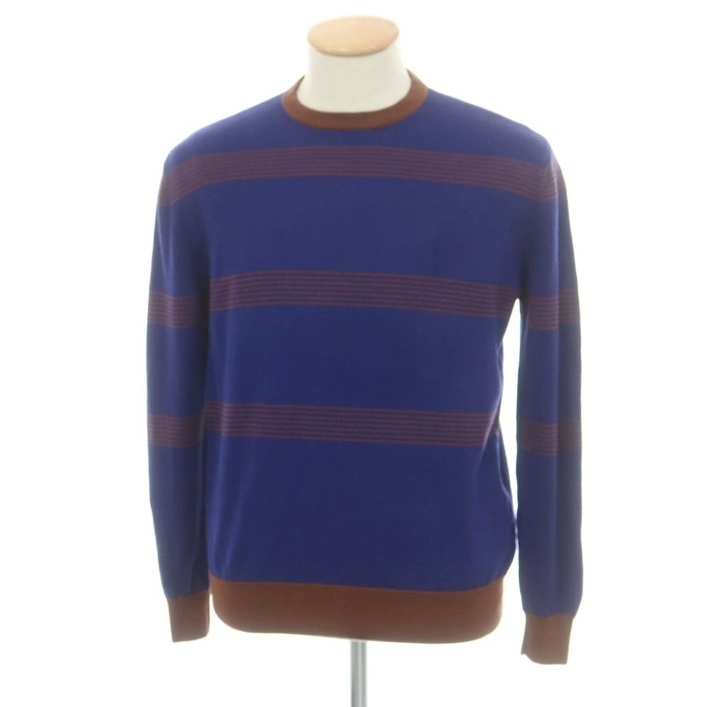 中古】クルチアーニ CRUCIANI ウールカシミヤ クルーネック プル