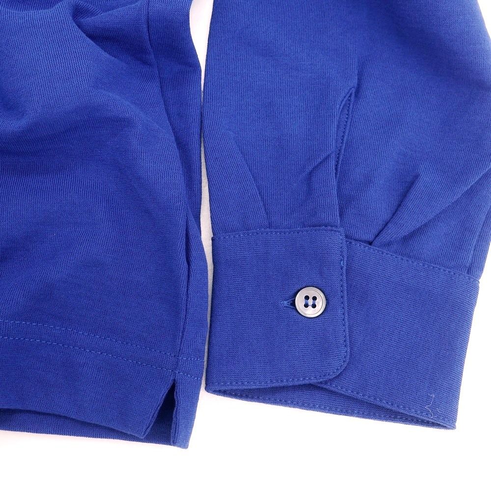 新品】ザノーネ ZANONE アイスコットン 長袖ポロシャツ ブルー【サイズ
