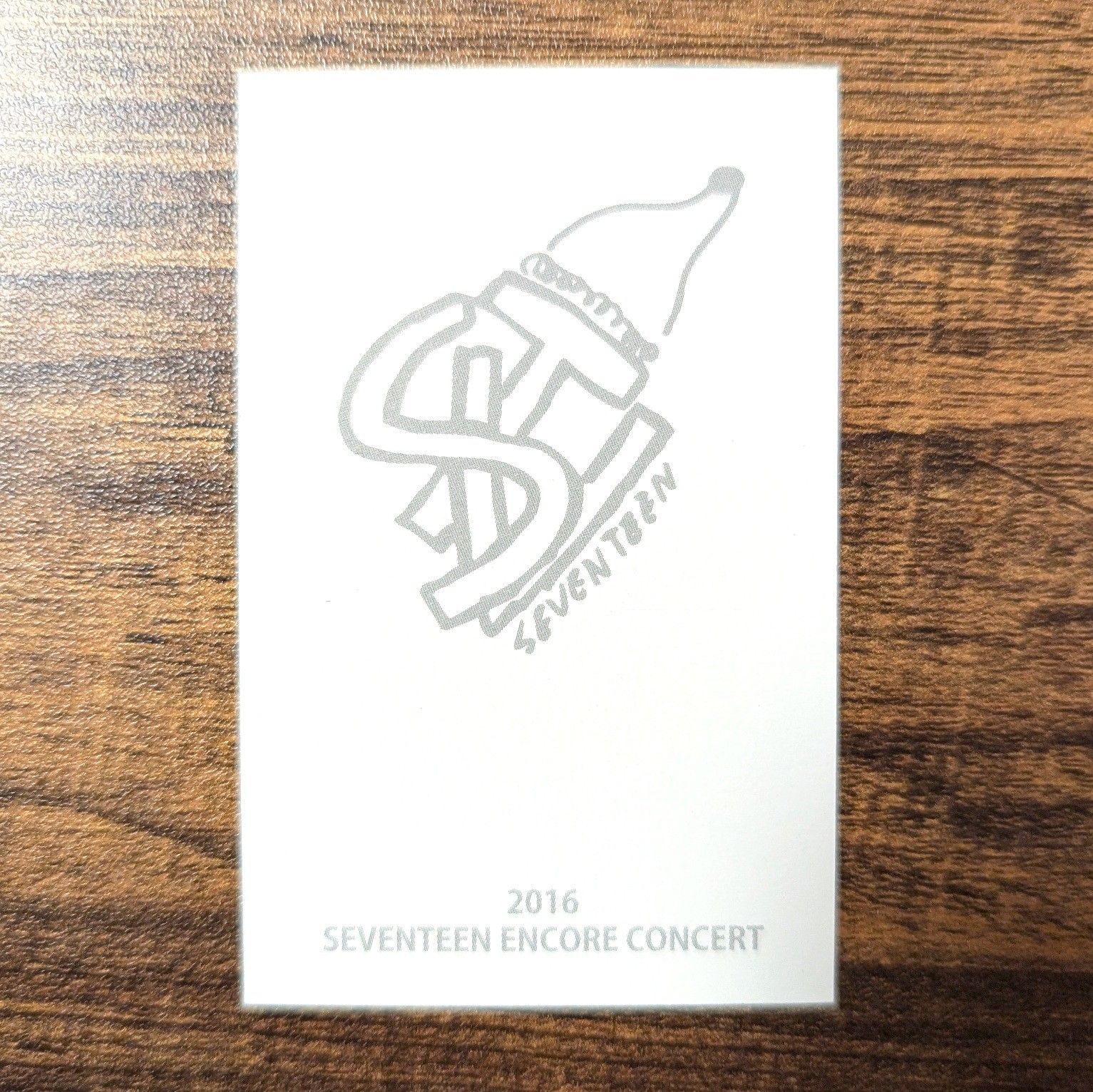 SEVENTEEN 2016 アンコン クパン ジョンハン エスクプス トレカ encore