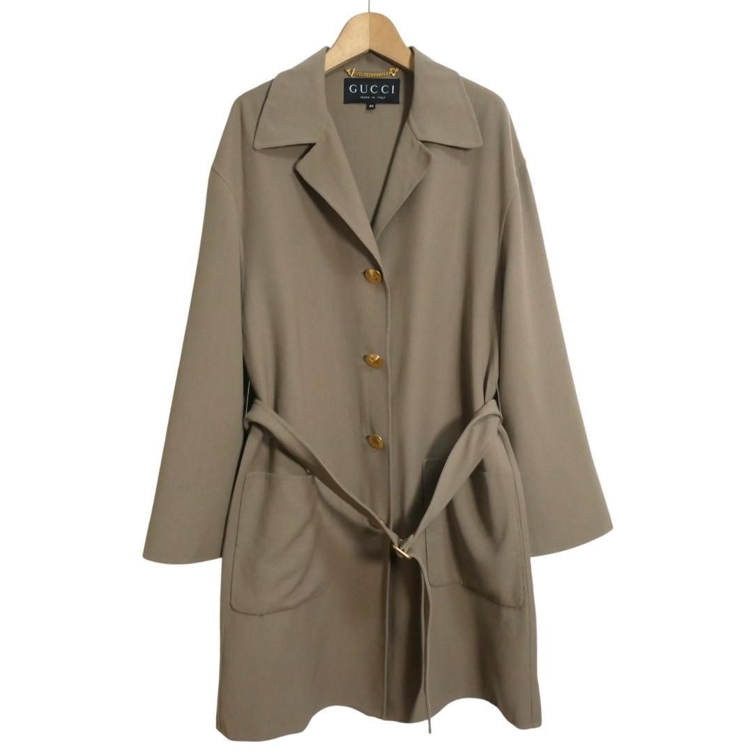 GUCCI グッチ サイズ40 インターロッキングG 金ボタン ウエストベルト