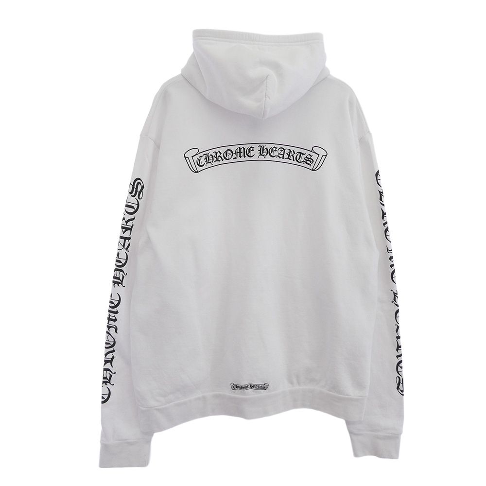 CHROME HEARTS SWTSHRT ダガージップアップパーカーホワイト 楽天市場】CHROME HEARTS MENS XL ZIP HOODIE クロムハーツ スウェット