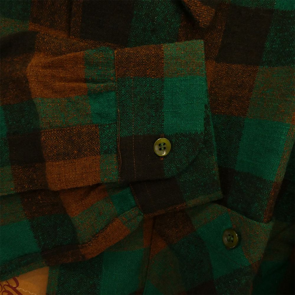 TENDERLOIN テンダーロイン T-WOOL SHT P ブロックチェック ウール