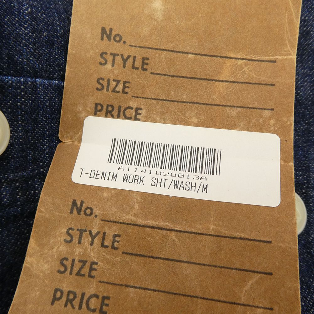 TENDERLOIN テンダーロイン T-DENIM WORK SHT 長袖 デニム ワーク