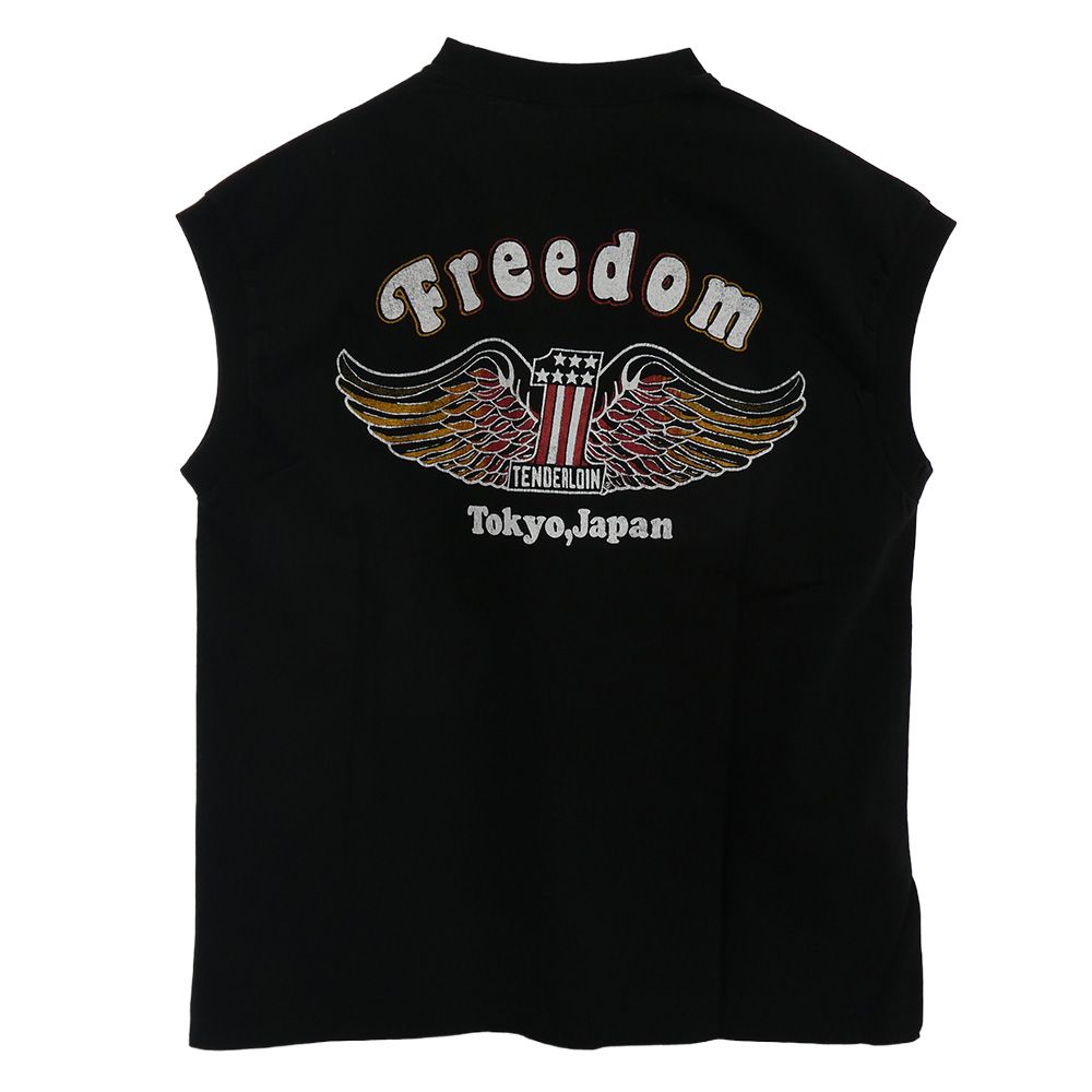 美品 TENDERLOIN テンダーロイン ノースリーブ　両面プリント TENDERLOIN テンダーロイン T-N/S TEE2 プリント ノースリーブ Tシャツ