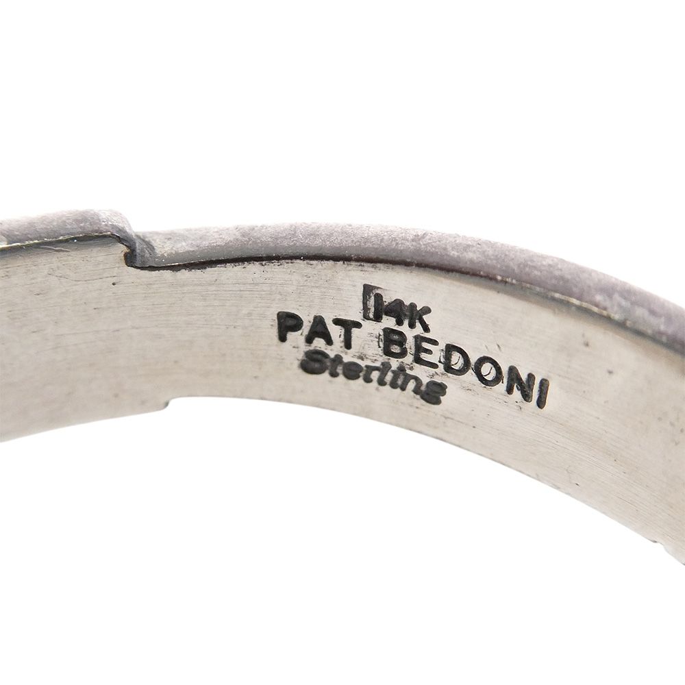 パットベドニー Pat Bedonie NAVAJO ナバホ族 14K×スターリング
