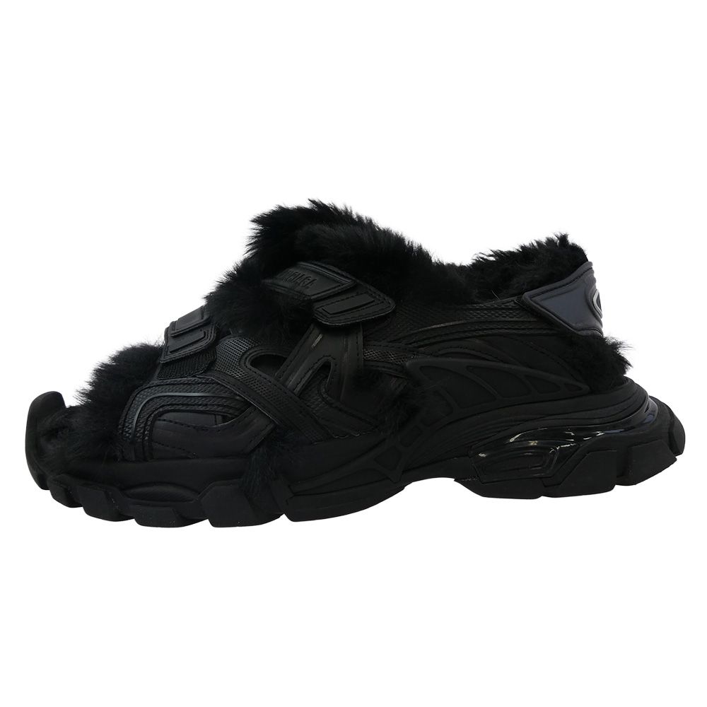 BALENCIAGA バレンシアガ 668561 Track Sandal Eco Fur エコ ファー