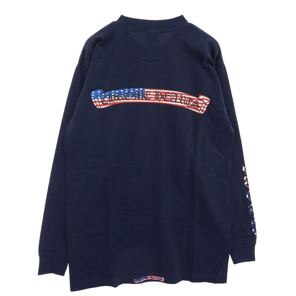 CHROME HEARTS クロムハーツ（原本無） American Flag L/S Tee
