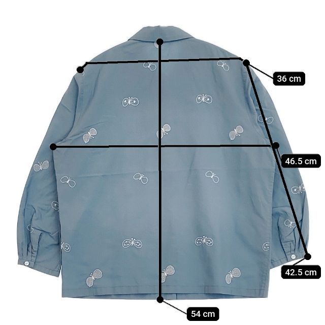 ミナペルホネン ブラウス choucho サイズ36 ネイビー ミナペルホネン ブラウス choucho サイズ36 ネイビー