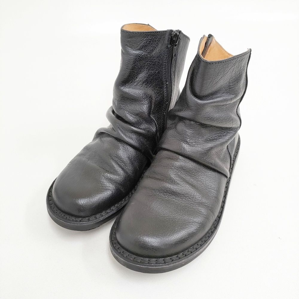 trippen PLEATS サイズ36 サイドジップ レザーシューズ 革靴 ブーツ