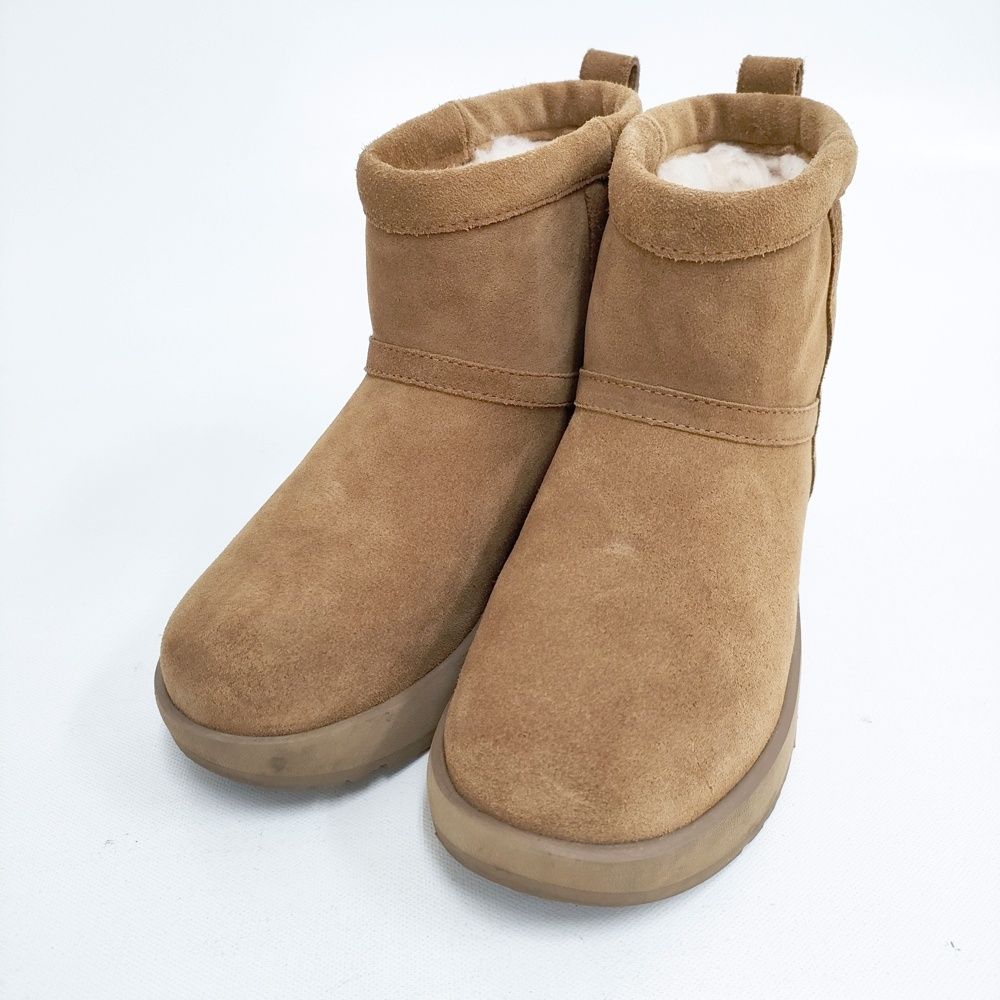 UGG MINI WATERPROOF サイズ23cm ムートン ブーツ ブラウン レディース
