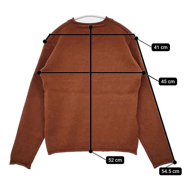 MHL. 595-7263508 FINE SHETLAND KNIT ウール 定価20900円 セーター 