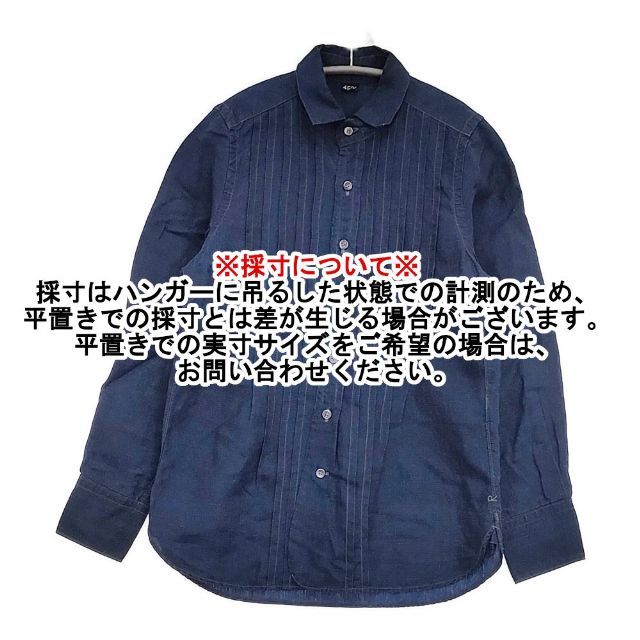 45R/45rpm インディゴリネンタック908SHIRT 定価51700円 ブラウス