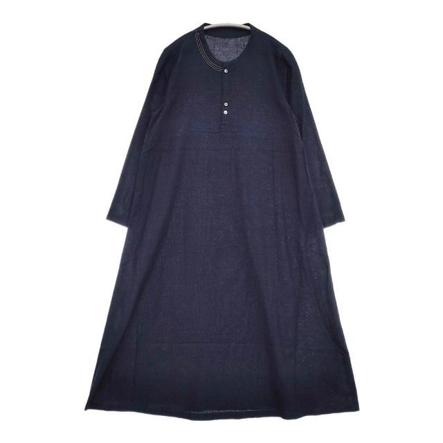 Pal'las Palace インディゴ コットン ワンピース ネイビー レディース