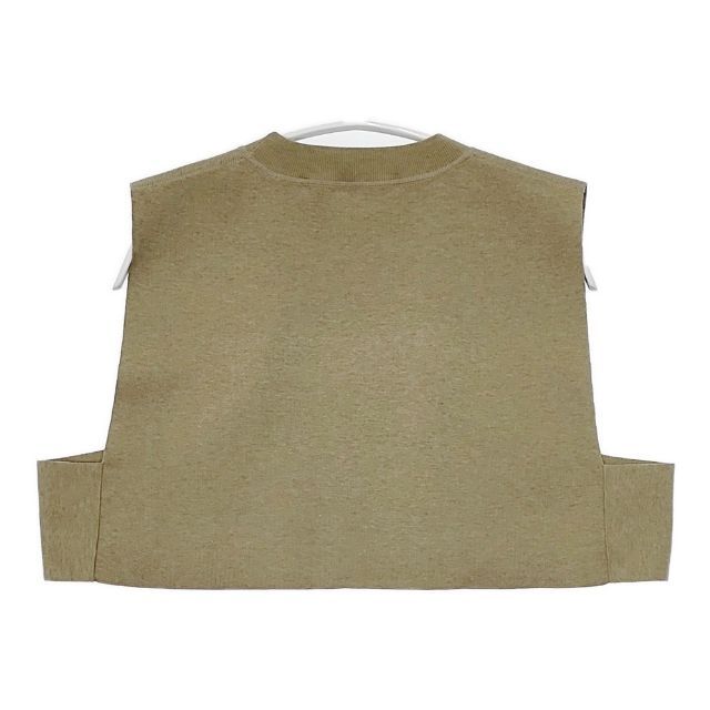 HYKE ハイク コットンカシミヤ ニットベスト カーキ系 クルーネック ヤク風ハイネックニットベスト（ベスト）｜coca（coca）（コカ）の