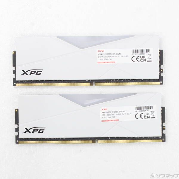 【中古】DDR4-3200 32GB(16GB×2枚) XPG 中古品〕 XPG SPECTRIX D50 RGB DDR4-3200 16GB×2【377】 - メルカリ