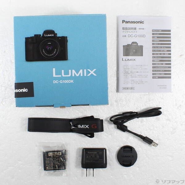 中古品〕 LUMIX G100D Kキット 標準ズームレンズキット DC-G100DK-K