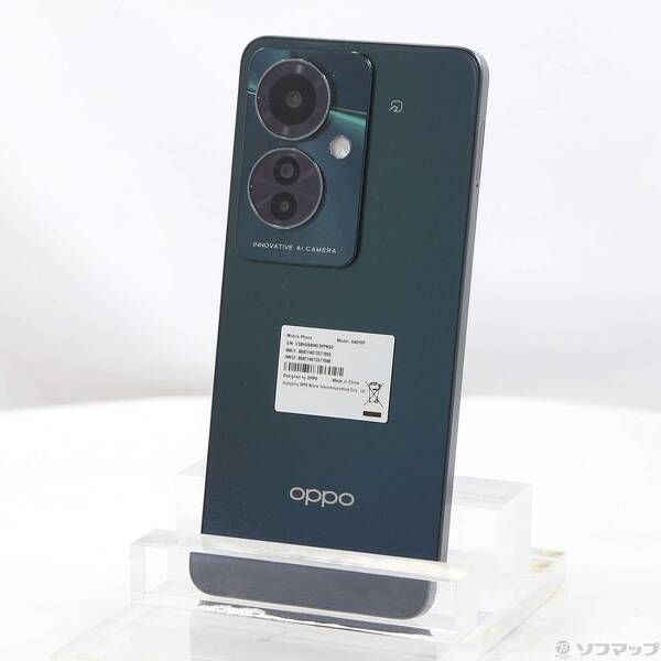 OPPO　Reno11A　中古美品 中古品〕 OPPO Reno11 A 128GB ダークグリーン YMOPRENO11A Y!mobile