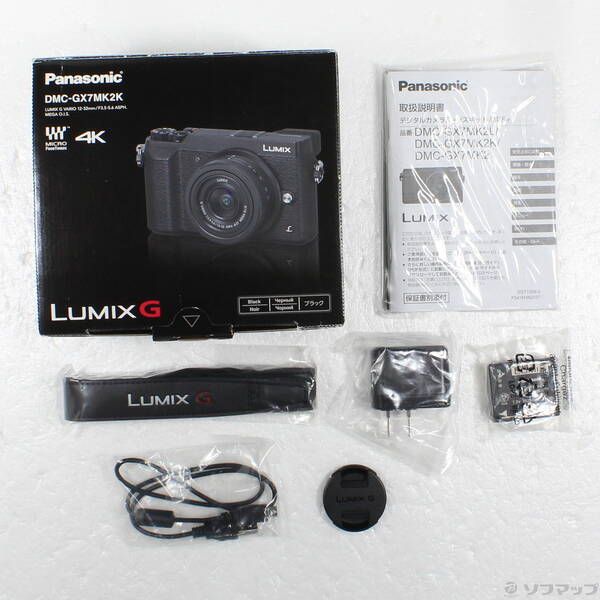 中古品〕 LUMIX DMC-GX7MK2K 標準ズームレンズキット ブラック【305