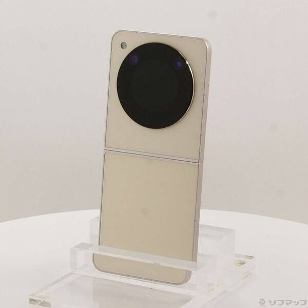 中古品〕 Libero Flip 128GB ゴールド A304ZT Y!mobile SIMフリー【262