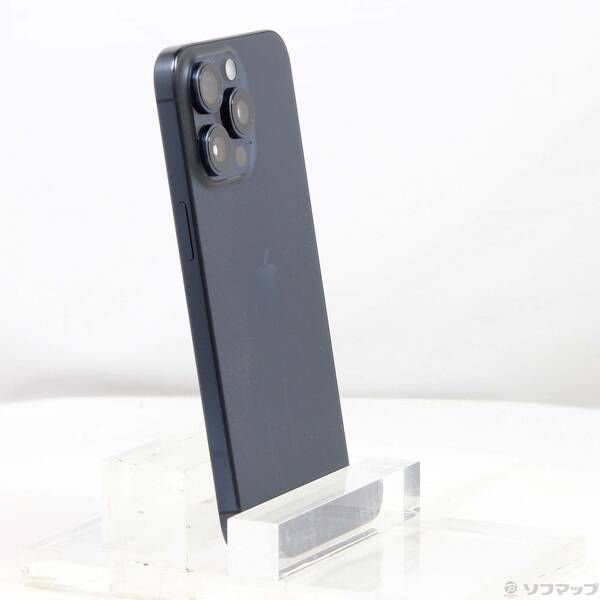 中古品〕 iPhone15 Pro Max 1TB ブルーチタニウム MU723J／A SIMフリー