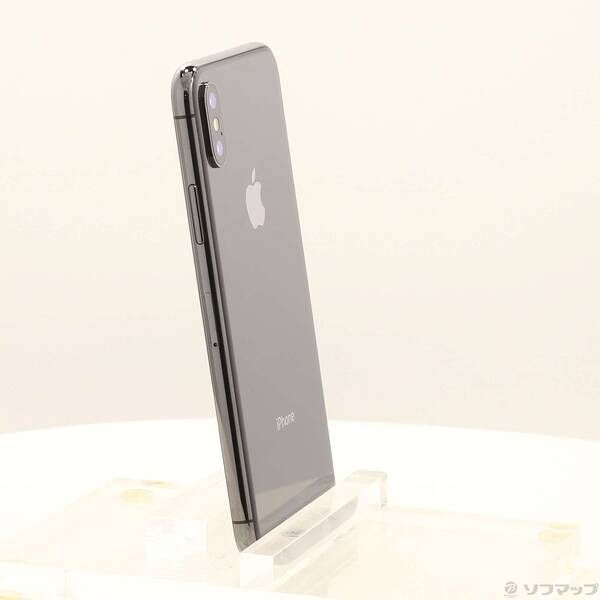 中古品〕 iPhoneX 256GB スペースグレイ NQC12J／A SoftBank【295