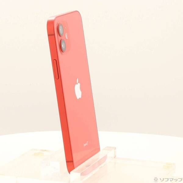 中古品〕 iPhone12 64GB プロダクトレッド MGHQ3J／A SIMフリー【262