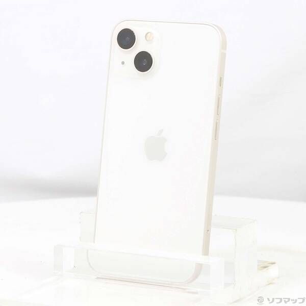 中古品〕 iPhone13 128GB スターライト MLND3J／A SIMフリー【269