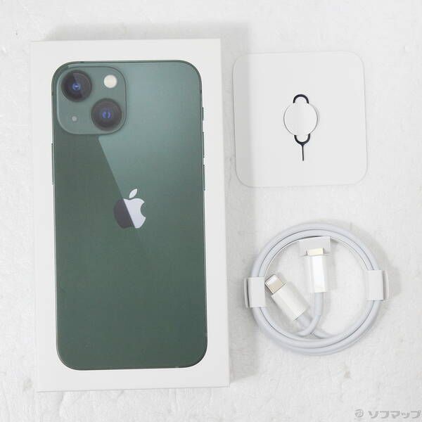 中古品〕 iPhone13 mini 512GB グリーン MNFE3J／A SIMフリー【262