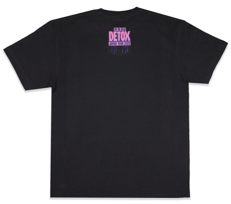 ワンオクロック ワンオク 2025 DETOX JAPAN グッズ Tシャツ 黒 C S