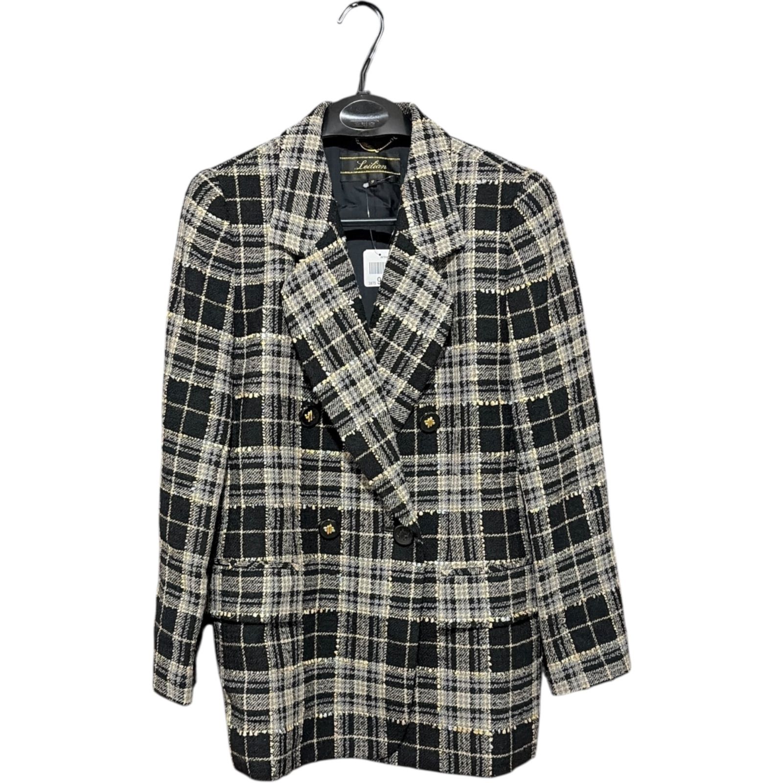 ZK5 Leilian テーラードジャケット スーツ レリアン ツイード