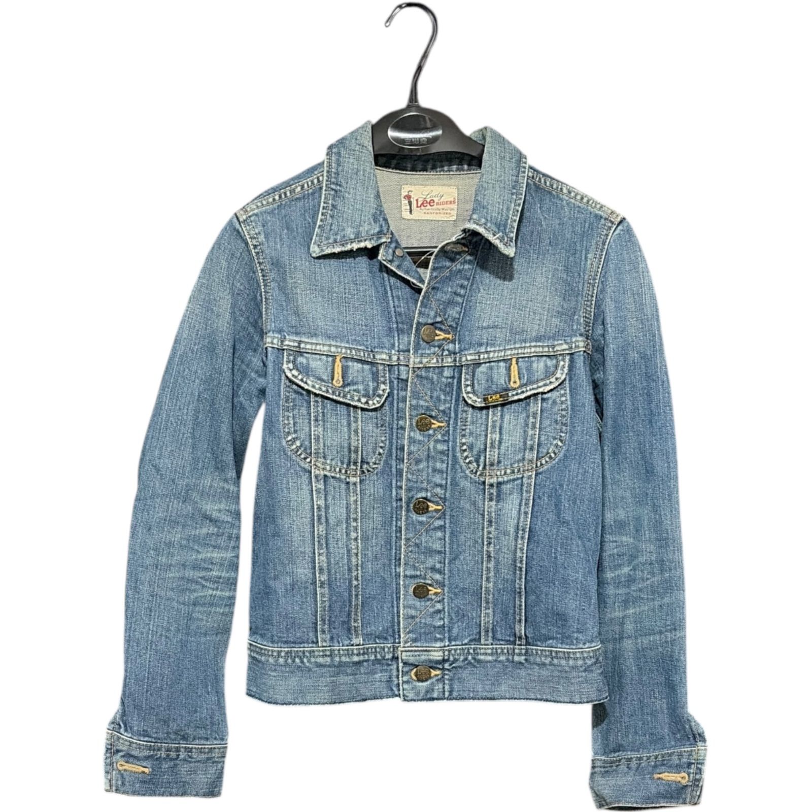 LEE レディースデニムジャケット ZK9 リー Lee ジージャン デニムジャケット レディース mサイズ ライト