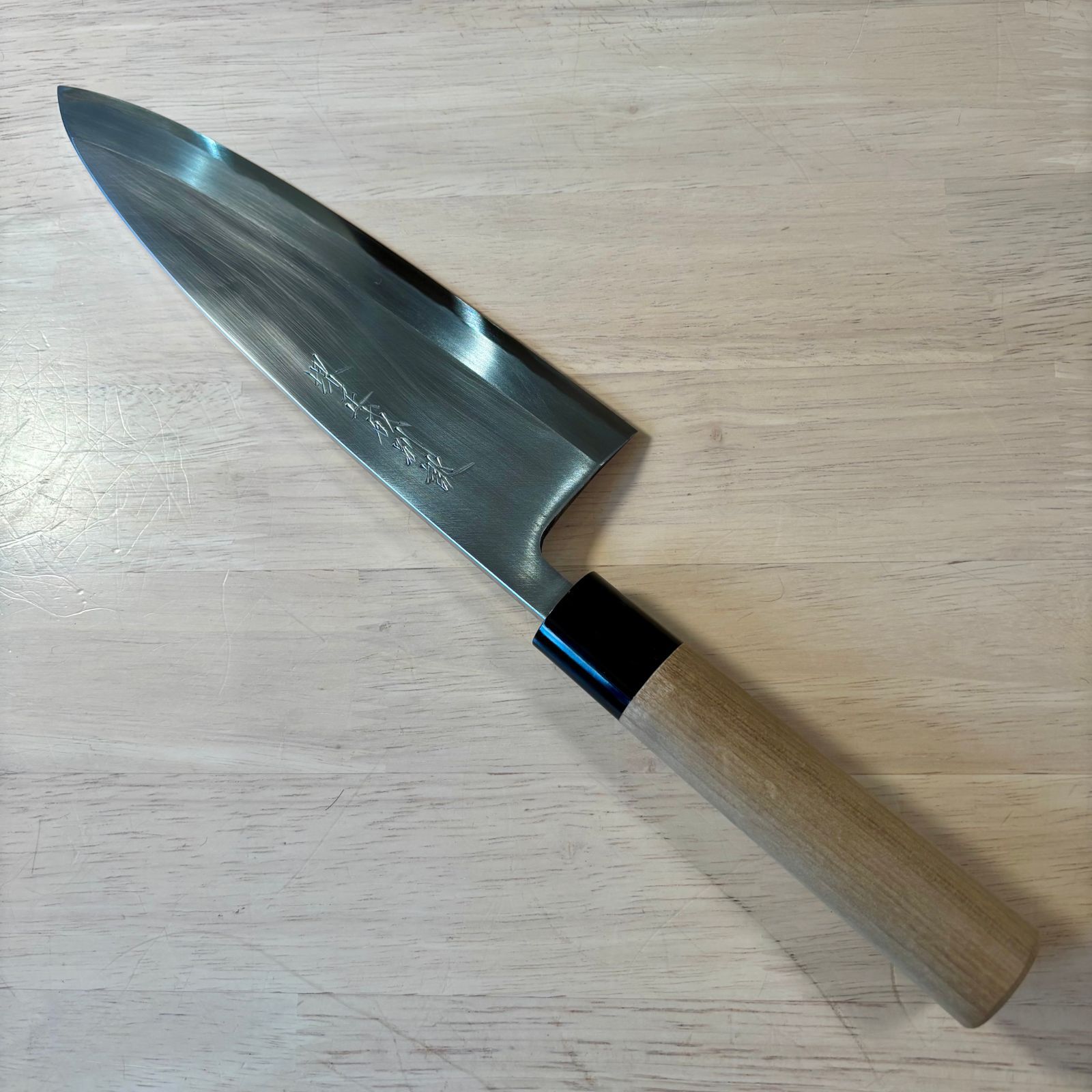 美品】堺正成作(正重作) 出刃包丁(刃渡り: 21cm) - メルカリ