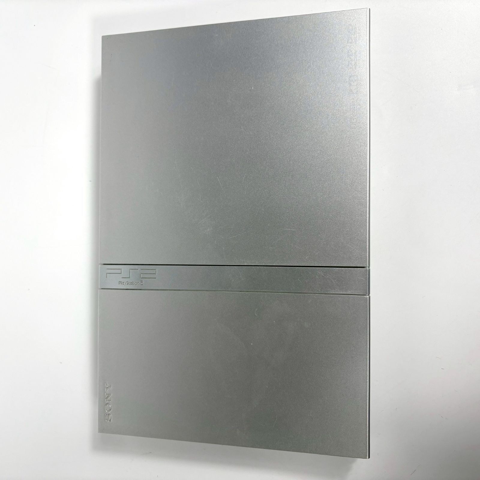 動作品】 PS2 SCPH-77000 プレイステーション2 サテンシルバー 本体