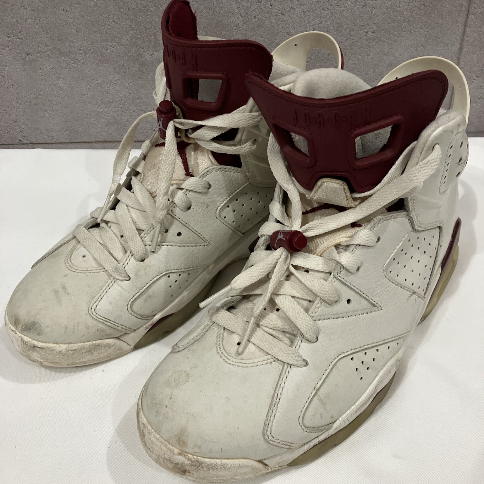 AIR JORDAN 6 RETRO(384664-116) MAROON 27cm スニーカー エアジョーダン マルーン