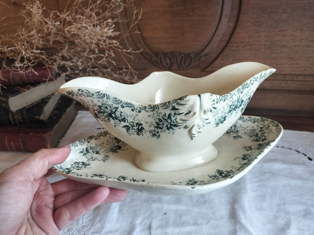 フランス アンティーク 素敵な Choisy Le Roi ソーシエール 1900年