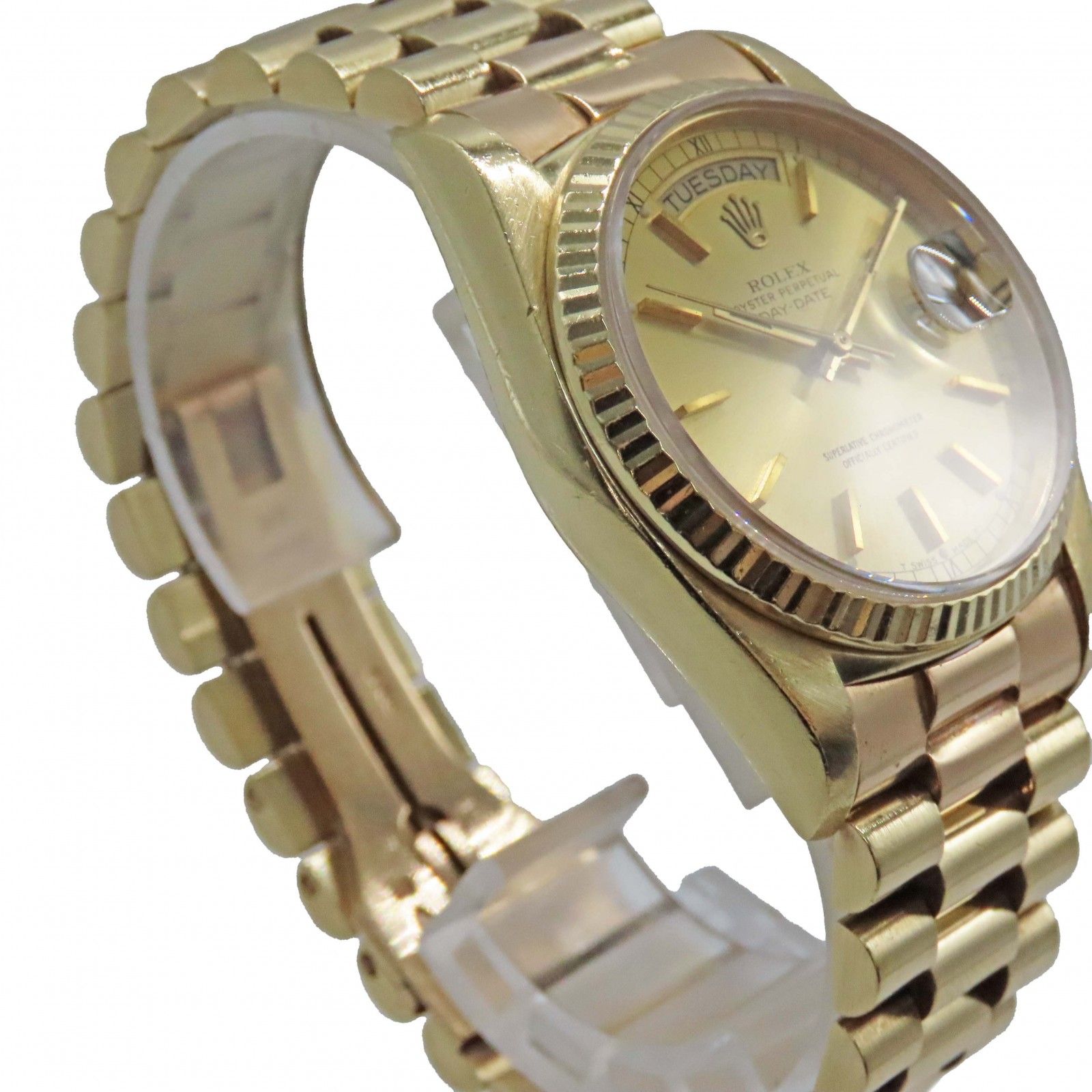 中古】 ROLEX ロレックス 18038 デイデイト メンズ腕時計 K18YG 金無垢 