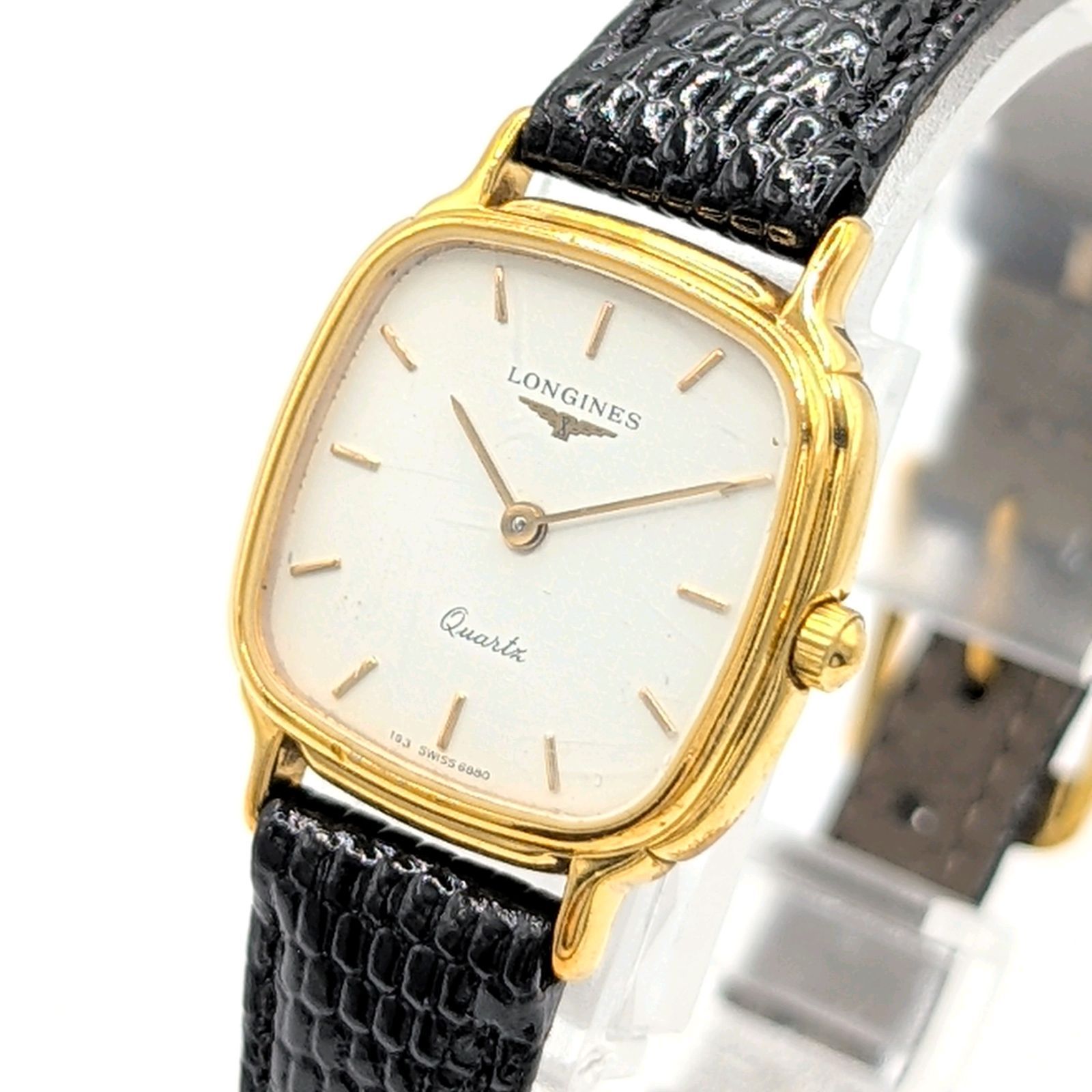 Longines Watch Quartz Ladies Square Gold Y2K 80S Vintage Antique
