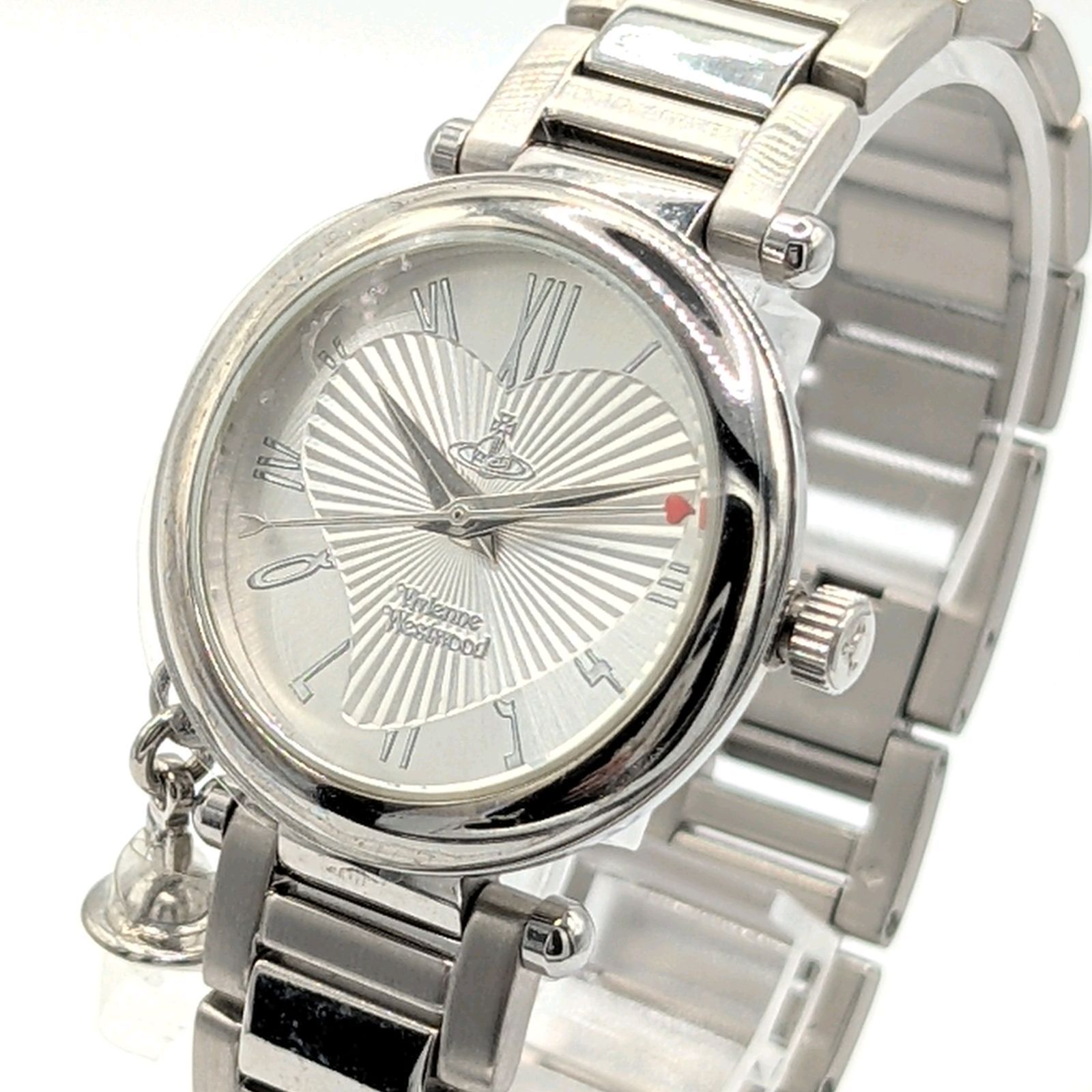 Vivienne Westwood Watch Ladies Quartz Round Silver Orb Logo