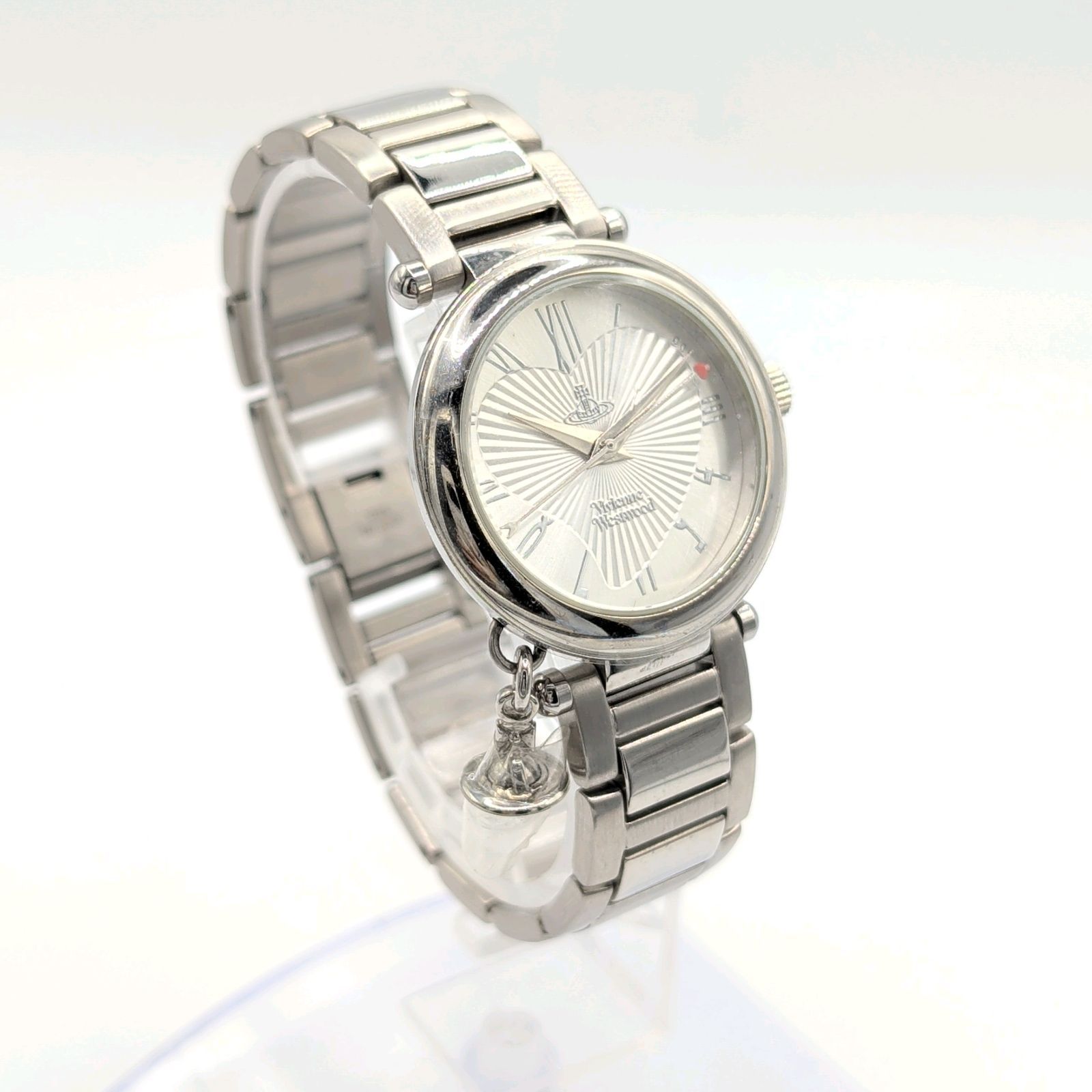 Vivienne Westwood Watch Ladies Quartz Round Silver Orb Logo