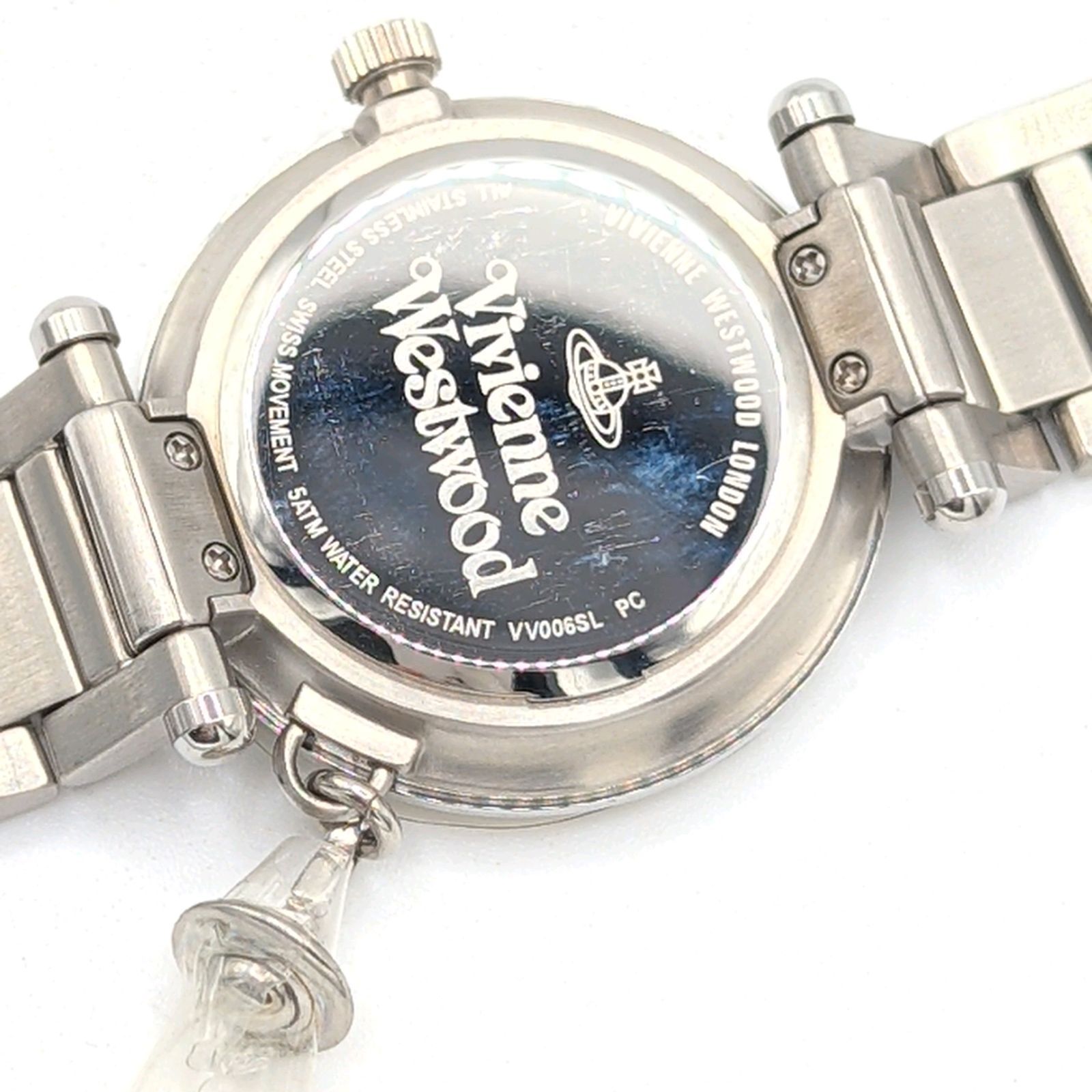Vivienne Westwood Watch Ladies Quartz Round Silver Orb Logo
