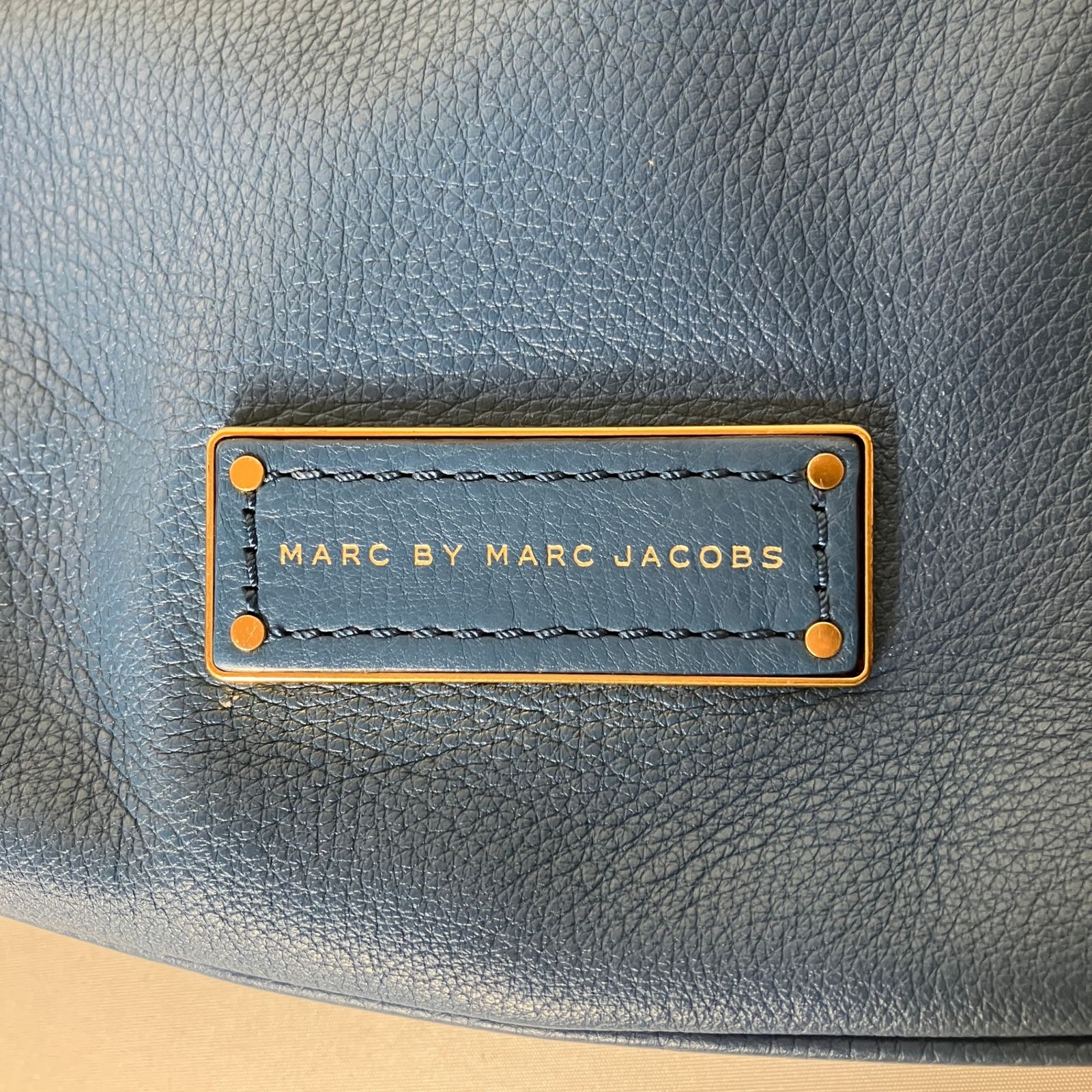 MARC BY MARC JACOBS バッグ　レザー　2way ブルー 2512-74｜美品｜マークバイマークジェイコブス 2WAYバッグ ブルー