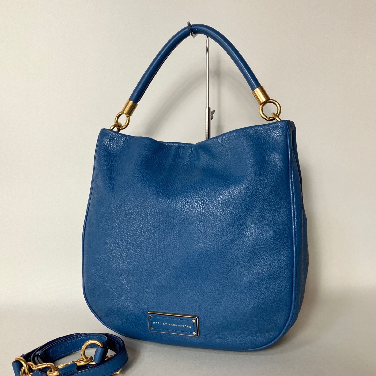 2512-74｜美品｜マークバイマークジェイコブス 2WAYバッグ ブルー