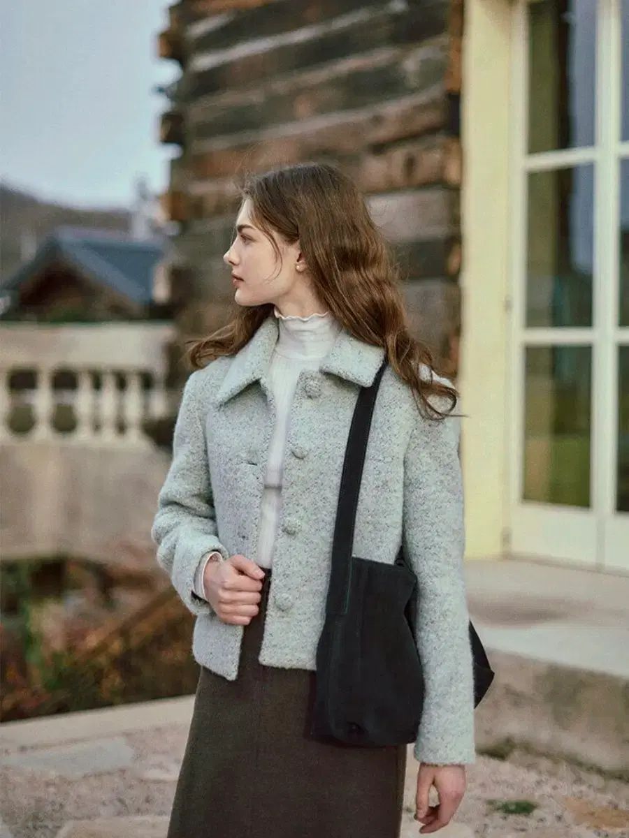 ファブリックカラー Alpaca Blend Stan Jacket